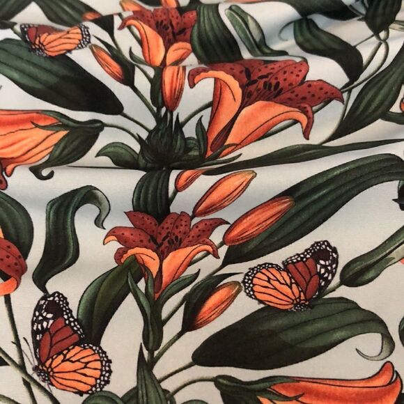 Floral Print One Piece Swimsuit - Picture 8 of 16